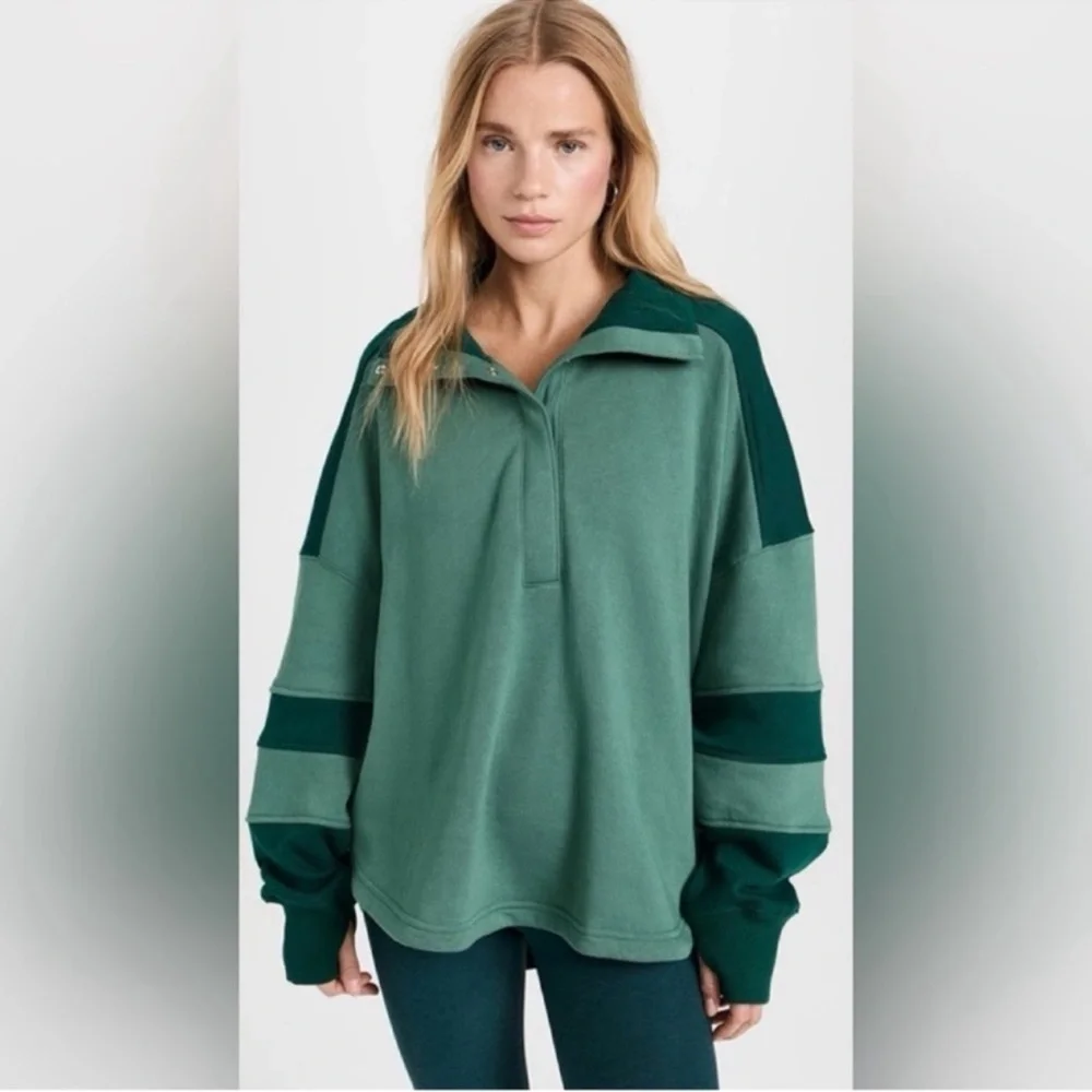NWT Free People Movement | Warm Down Colorblock Pullover | Medium